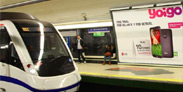 publicidad en Metro