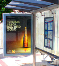 Publicidad en marquesinas