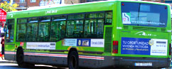 Publicidad autobuses Madrid
